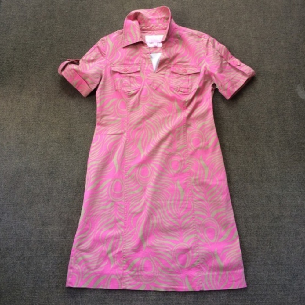 Lilly Pulitzer safari shift dress - Picture 2 of 8
